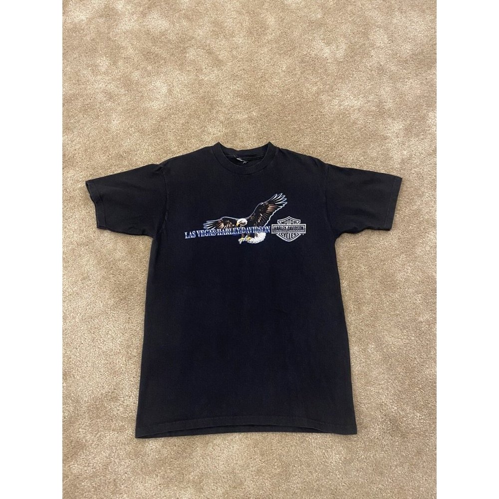 2003 Harley Davidson Las Vegas Summer Dealer's Meeting Black T-Shirt Size Medium
